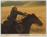 1s031 MISSOURI BREAKS 8x10 mini LC #8 '76 great image of Marlon Brando riding horse, Arthur Penn!