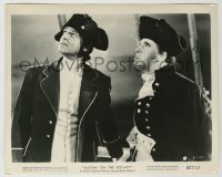 1s645 MUTINY ON THE BOUNTY 8.25x10.25 still R57 Clark Gable & Charles Laughton in their uniforms!