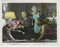 1s038 NIGHTMARE ALLEY color 8x10.25 still '47 Coleen Gray & doctor watch Tyrone Power sleeping!