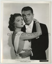 1s730 RAINS CAME 8.25x10 still '39 great romantic c/u of beautiful Myrna Loy & George Brent!