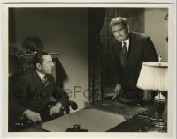 1s735 RAVEN 8x10.25 still '35 wonderful c/u of Bela Lugosi staring at criminal Boris Karloff!