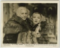 1s790 SCARLET EMPRESS 8x10.25 still '34 Marlene Dietrich & Sam Jaffe in fur, Josef von Sternberg!