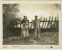 1s907 TOBACCO ROAD 8x10.25 still '41 Charlie Grapewin & Marjorie Rambeau by fence!