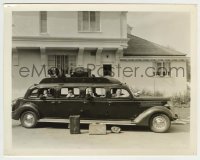 1s947 WALLACE BEERY 8x10.25 still '36 w/ family in one of two 22 ft long passenger cars ever made!