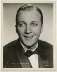 1s955 WE'RE NOT DRESSING 8x10.25 still '34 best head & shoulders portrait of Bing Crosby in tuxedo!