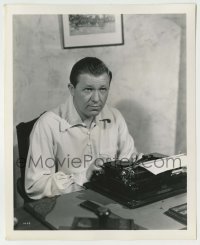 1s980 WOMEN ARE TROUBLE candid 8.25x10 still '36 Stu Erwin at typewriter by Clarence Sinclair Bull!