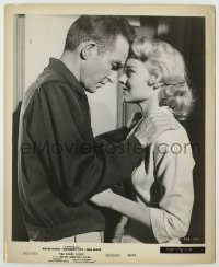 1s992 YOUNG LIONS 8.25x10 still '58 romantic close up of Montgomery Clift & pretty Hope Lange!