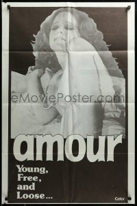 1t045 ANOTHER LOVE ANOTHER PLACE 25x38 1sh '78 Amour, sexy woman ia young, free & loose!