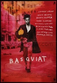 1t075 BASQUIAT 1sh '96 Jeffrey Wright as Jean Michel Basquiat, directed by Julian Schnabel!