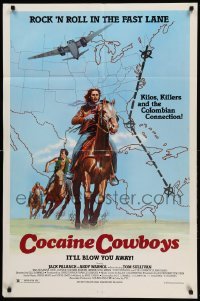 1t185 COCAINE COWBOYS 1sh '82 Andy Warhol, story of kilos, killers & Colombian connection!