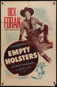 1t267 EMPTY HOLSTERS 1sh R43 great full-length image of smiling cowboy Dick Foran!