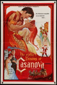 1t276 EXOTIC DREAMS OF CASANOVA 1sh '71 the hilarious escapades of an infamous lover!