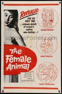1t289 FEMALE ANIMAL 1sh '70 intimate details of women's endless man-baiting!