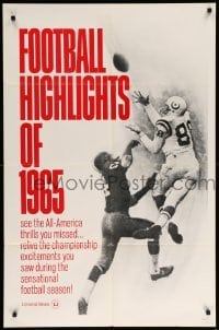 1t307 FOOTBALL HIGHLIGHTS OF 1965 1sh '65 relive the championship excitement!