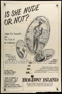 1t381 HOLIDAY ISLAND 1sh '59 sexiest Nadia Gray nude or not? Judge for yourself...!
