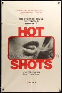 1t404 HOT SHOTS 1sh '74 Jennifer Jordan, the story of centerfold nymphets!