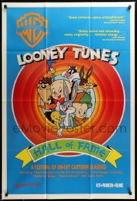 1t484 LOONEY TUNES HALL OF FAME 1sh '91 Bugs Bunny, Daffy Duck, Elmer Fudd, Porky Pig!
