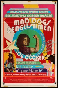 1t498 MAD DOGS & ENGLISHMEN 1sh '71 Joe Cocker & Leon Russell, rock 'n' roll!