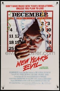 1t580 NEW YEAR'S EVIL 1sh '80 holiday horror, a celebration of the macabre!