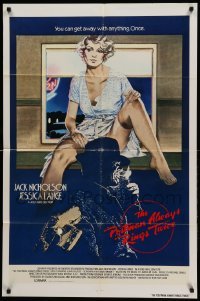 1t638 POSTMAN ALWAYS RINGS TWICE int'l 1sh '81 Jack Nicholson, far sexier art of Jessica Lange!