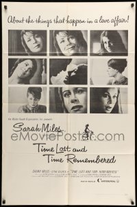1t878 TIME LOST & TIME REMEMBERED 1sh '66 Sarah Miles, the things that happen in a love affair!