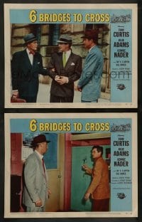 1w805 6 BRIDGES TO CROSS 2 LCs '55 Curtis in the great unsolved $2,500,000 Boston robbery, Nader!