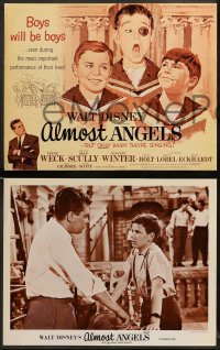 1w032 ALMOST ANGELS 8 LCs '62 Walt Disney, Peter Weck, Vincent Winter, Vienna choirboys!