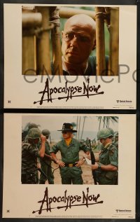 1w041 APOCALYPSE NOW 8 LCs '79 Coppola, Marlon Brando, Robert Duvall, Martin Sheen!