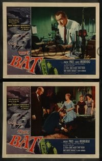 1w488 BAT 7 LCs '59 great horror images of Vincent Price, when it flies, someone dies!