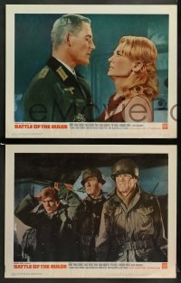 1w056 BATTLE OF THE BULGE 8 LCs '66 World War II all-star action thriller battle images!