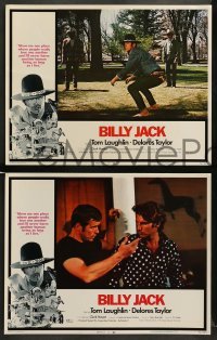 1w066 BILLY JACK 8 LCs '71 Tom Laughlin, Delores Taylor, most unusual boxoffice success ever!
