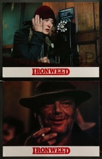 1w017 IRONWEED 9 LCs '87 Jack Nicholson, Meryl Streep, Carroll Baker, Michael O'Keefe!