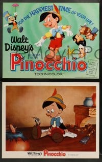 1w021 PINOCCHIO 9 LCs R71 Disney classic fantasy cartoon about a wooden boy who wants to be real!