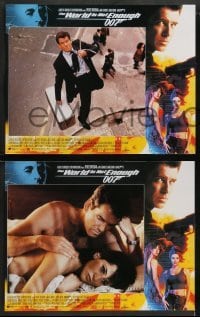 1w007 WORLD IS NOT ENOUGH 12 LCs '99 Pierce Brosnan as James Bond, Denise Richards, Marceau