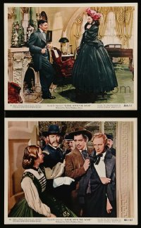 1x178 GONE WITH THE WIND 2 color 8x10 stills R61 Clark Gable, Vivien Leigh, all-time classic!