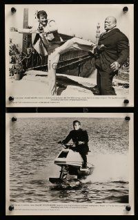 1x989 SPY WHO LOVED ME 2 8x10 stills '77 Roger Moore as Bond kicking Milton Reid and on waterbike!