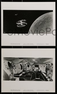 1x685 2001: A SPACE ODYSSEY 5 8x10 stills '68 Stanley Kubrick, cool images in Cinerama format!