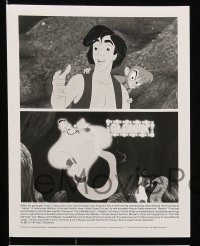 1x687 ALADDIN 5 8x10 stills '92 classic Walt Disney Arabian fantasy cartoon, art of the Genie!