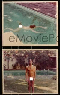 1x119 BIGGER SPLASH 5 color 8x10 stills '74 fully nude Peter Schlesinger, classic gay documentary!