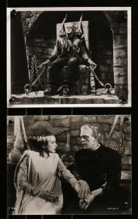 1x615 BRIDE OF FRANKENSTEIN 6 8x10 stills R80s Boris Karloff as the monster, Elsa Lanchester