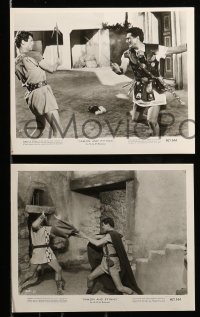 1x383 DAMON & PYTHIAS 10 8x10 stills '62 Il Tiranno di Siracusa, famed story of friendship & fury!