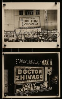 1x790 DOCTOR ZHIVAGO 4 8x10 stills '65 David Lean's, images of marquees and movie posters!