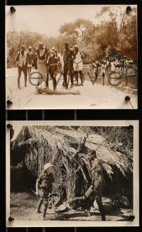1x625 EDGAR THE EXPLORER 6 8x10 stills '20 Edward Peil in Africa with adult natives & lots of kids!