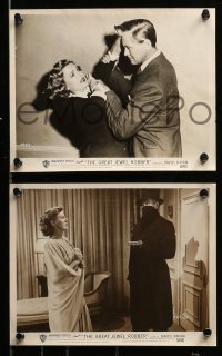 1x247 GREAT JEWEL ROBBER 15 8x10 stills '51 cool images of David Brian & Marjorie Reynolds!