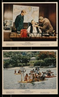 1x144 IN LIKE FLINT 4 color 8x10 stills '67 great images of agent James Coburn w/ Lee J. Cobb, Hale