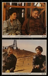 1x148 OKLAHOMA CRUDE 4 8x10 mini LCs '73 George C. Scott, Faye Dunaway, Jack Palance, John Mills