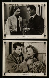 1x320 RIFIFI 12 8x10 stills '56 Jules Dassin acts and directs in his Du Rififi Chez Les Hommes!