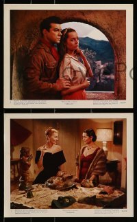 1x168 SERENADE 3 color 8x10 stills '56 Mario Lanza, Joan Fontaine, Sara Montiel & Vincent Price!