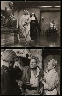 1x787 DAM ON THE YELLOW RIVER 4 English stills '60 all with great images of sexiest Anita Ekberg!
