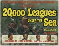1y109 20,000 LEAGUES UNDER THE SEA TC '55 Jules Verne classic, Kirk Douglas, James Mason, Lorre
